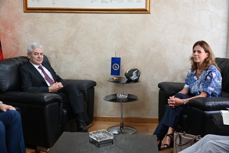 Ali Ahmeti zhvillon takim lamtumirës me ambasadoren zvicerane Veronik Ulman