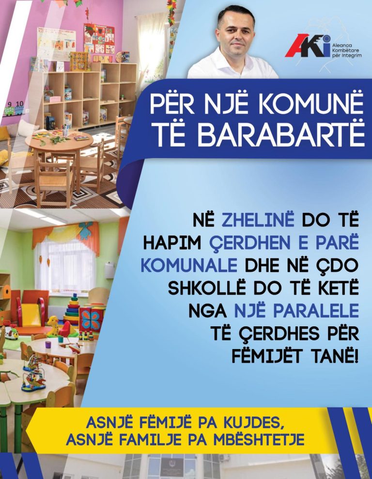 Zhelina pa asnjë çerdhe pas 8 vitesh pushtet – Emir Sulejmani zotohet për ndryshim të madh në arsimin parashkollor