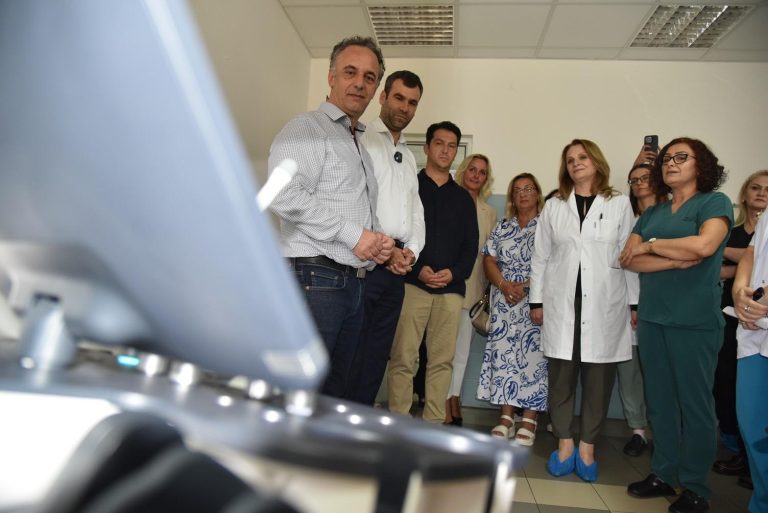 MEPSO dhuron si donacion aparat ultrazëri për Spitalin e Gjinekologjisë dhe Obstetrikës – “Nëna Terezë” në Çair