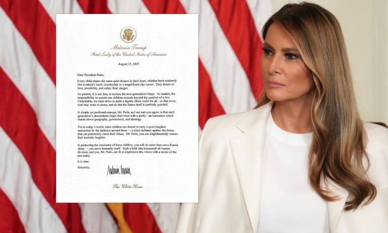 Zbulohet përmbajtja e letrës personale që Melania Trump i dërgoi Vladimir Putin