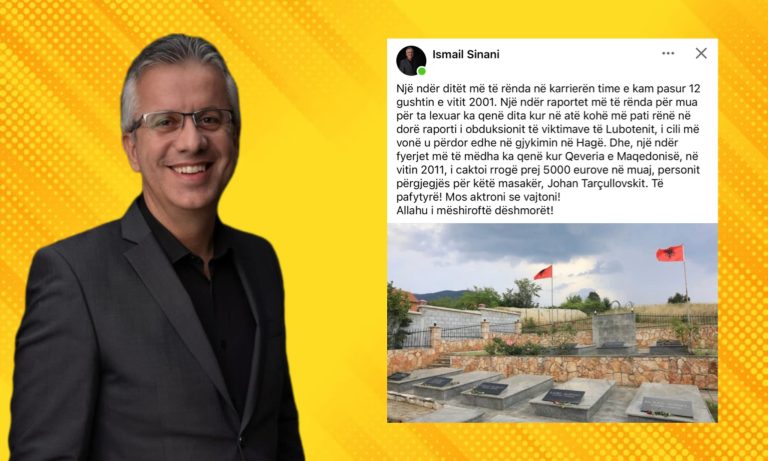 Gazetari Ismail Sinani godet BDI-në: Në vitin 2011 i siguruat 5000 euro rrogë kriminelit të Hagës, Johan Tarçullovskit